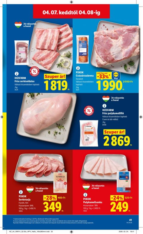 LIDL akciós újság