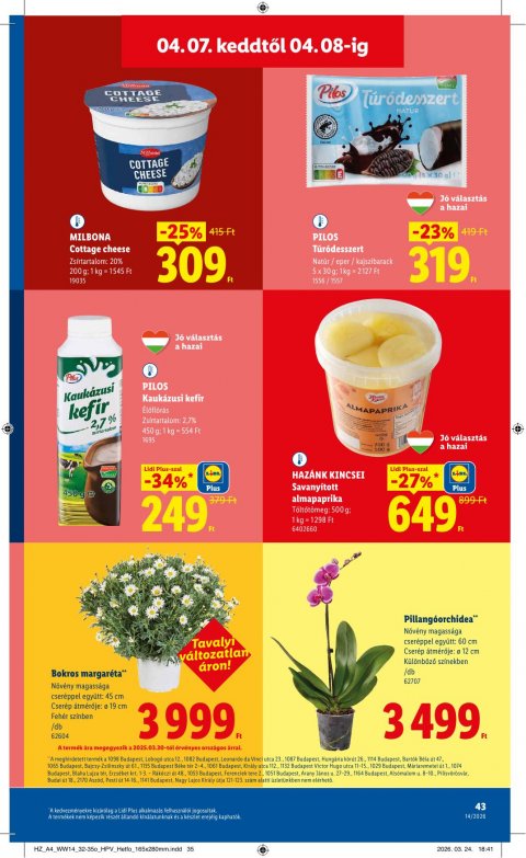 LIDL akciós újság