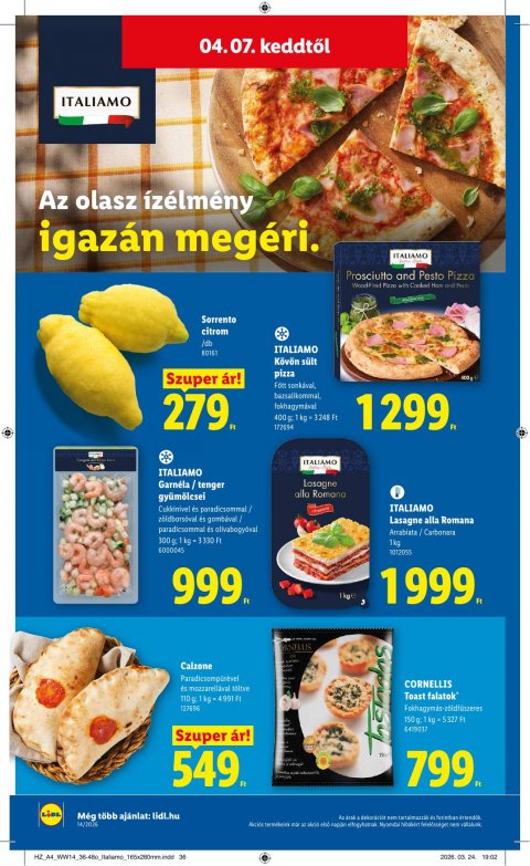 LIDL akciós újság