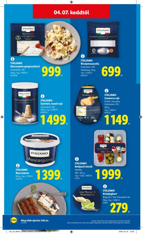 LIDL akciós újság