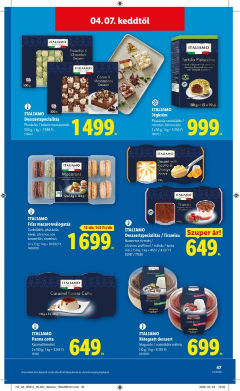 LIDL akciós újság