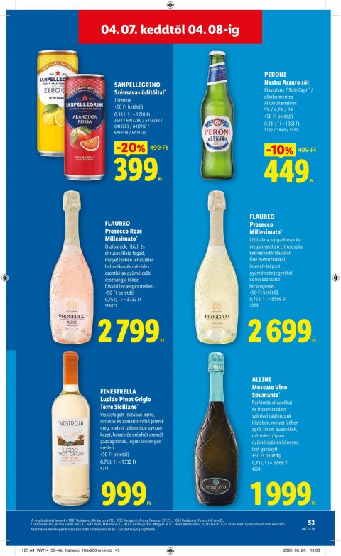 LIDL akciós újság