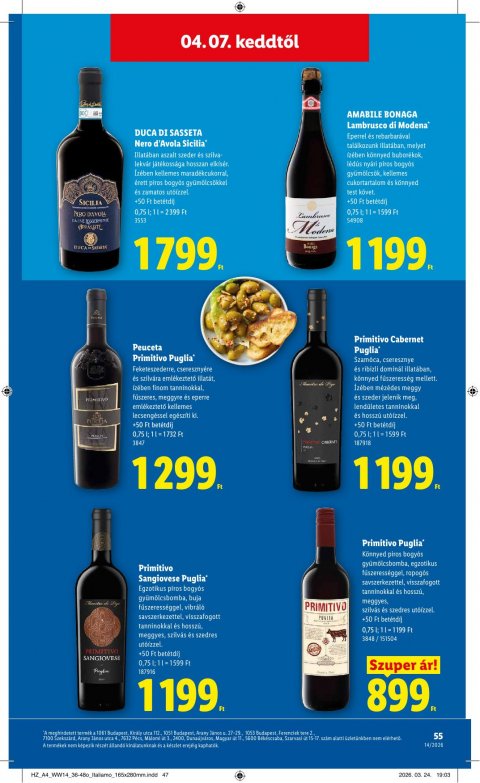 LIDL akciós újság