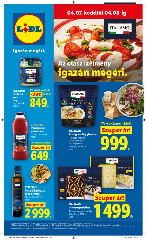 LIDL akciós újság