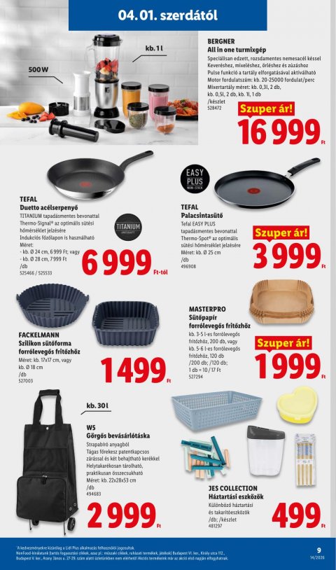 LIDL Nonfood akciós újság