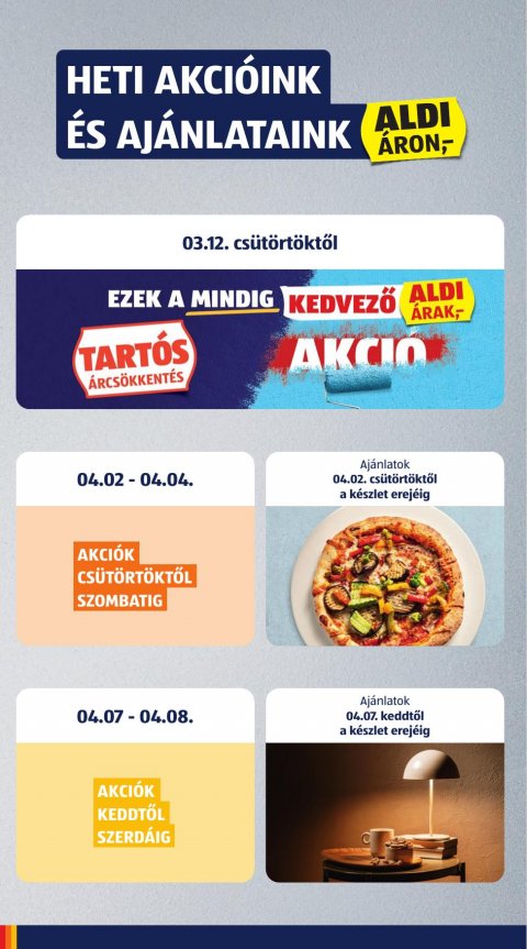 ALDI akciós újság