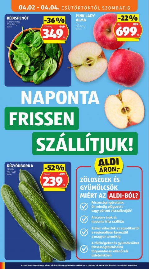 ALDI akciós újság