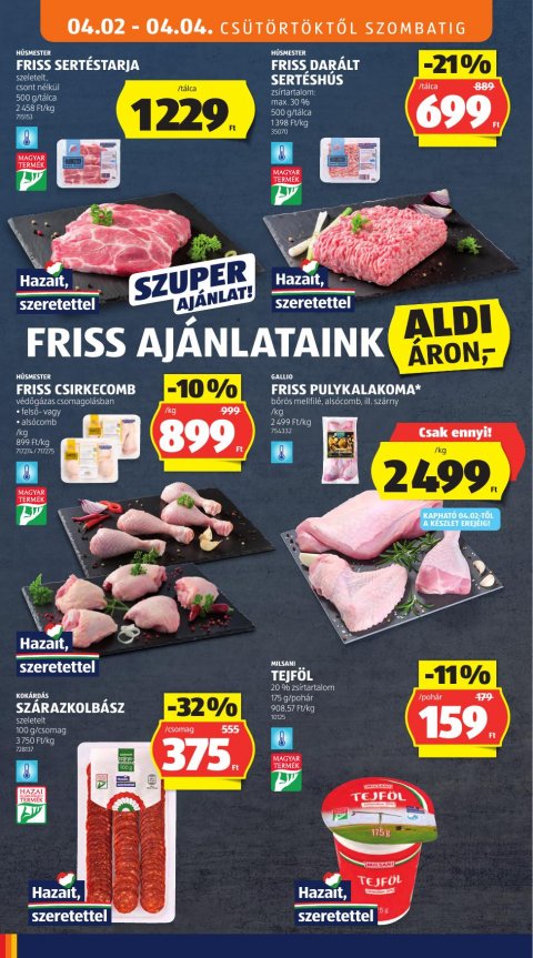 ALDI akciós újság