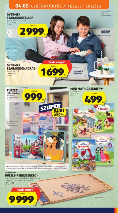 ALDI akciós újság