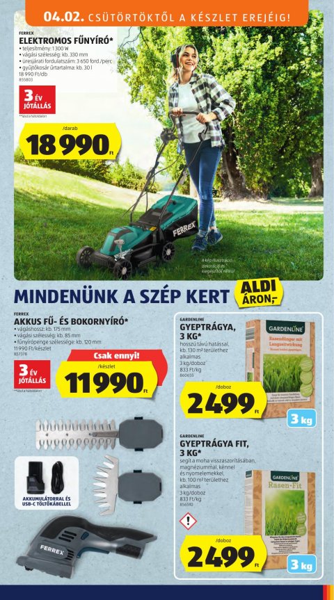 ALDI akciós újság