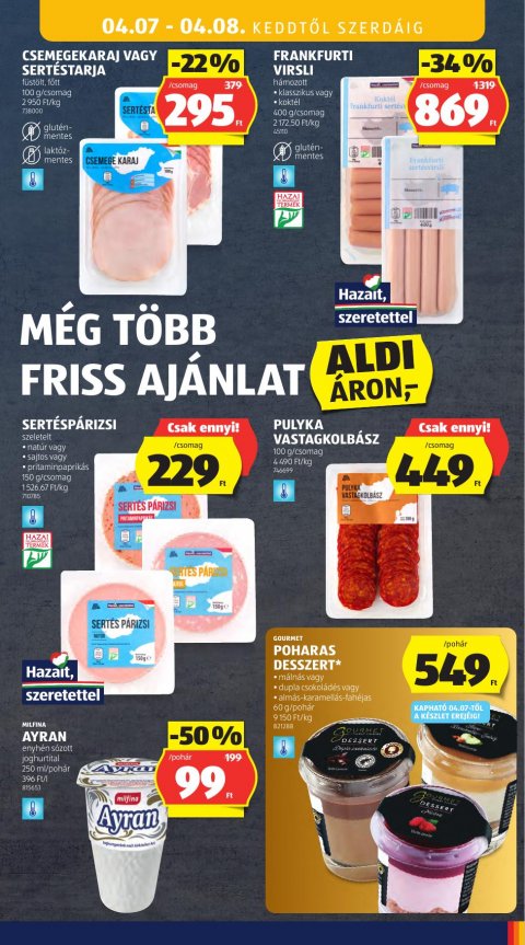 ALDI akciós újság