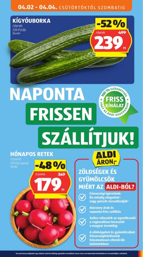 ALDI akciós újság
