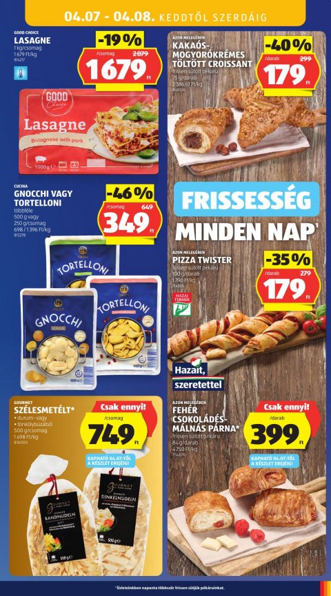 ALDI akciós újság