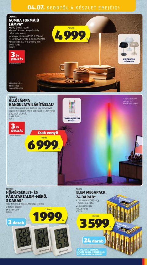 ALDI akciós újság