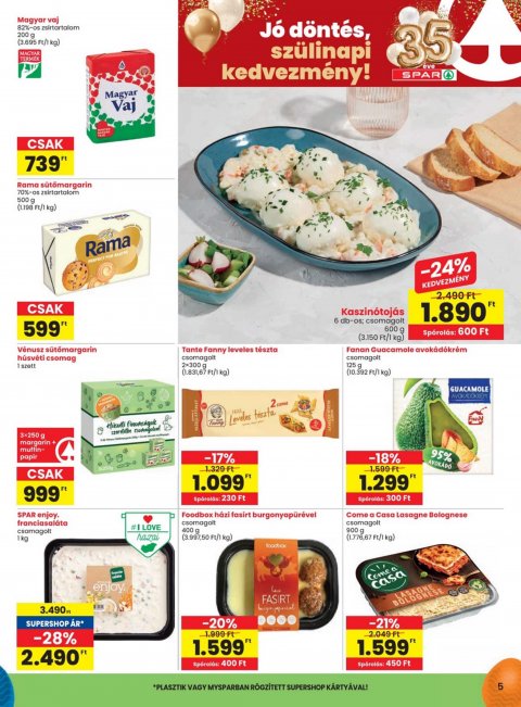 SPAR akciós újság