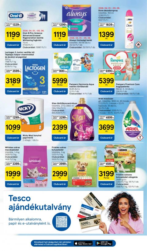 TESCO Hipermarket akciós újság