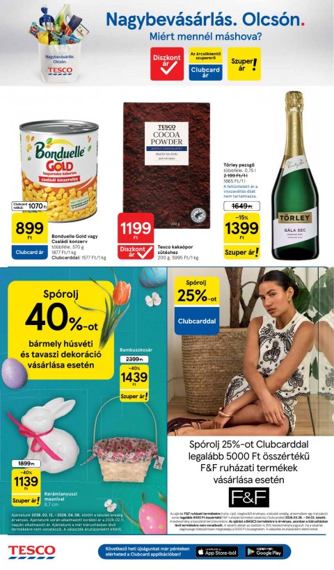 TESCO Hipermarket akciós újság