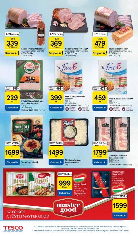 TESCO Hipermarket akciós újság