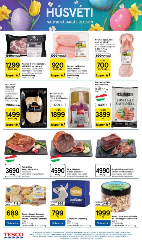 TESCO Hipermarket akciós újság