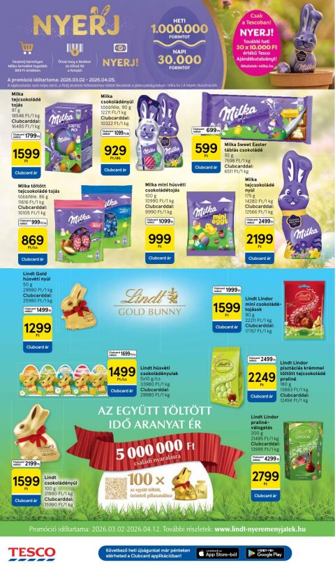 TESCO Hipermarket akciós újság