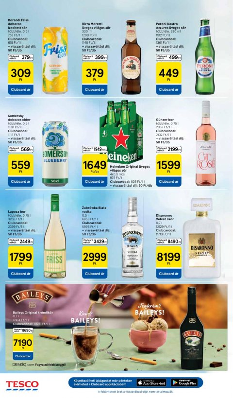 TESCO Hipermarket akciós újság