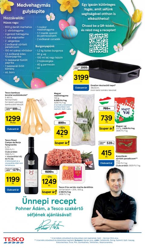 TESCO Szupermarket akciós újság
