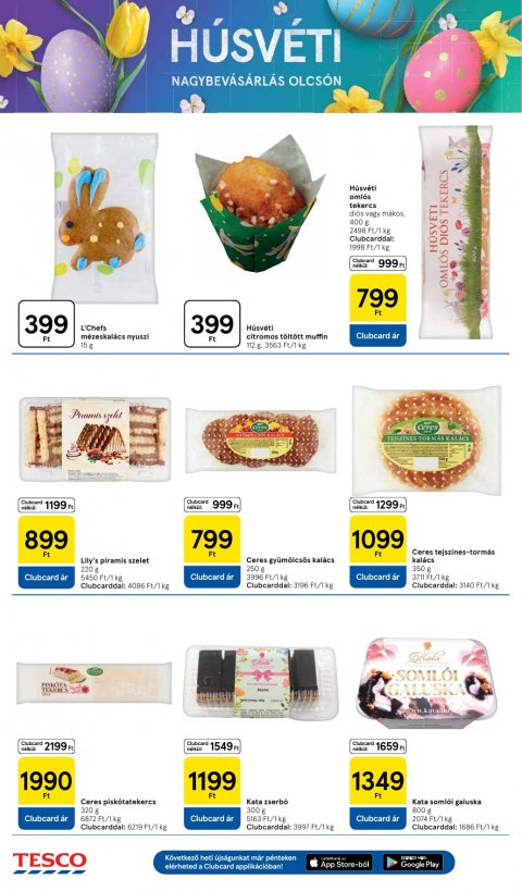 TESCO Szupermarket akciós újság