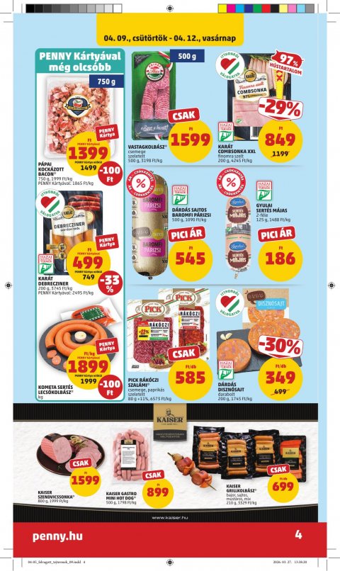 PENNY akciós újság