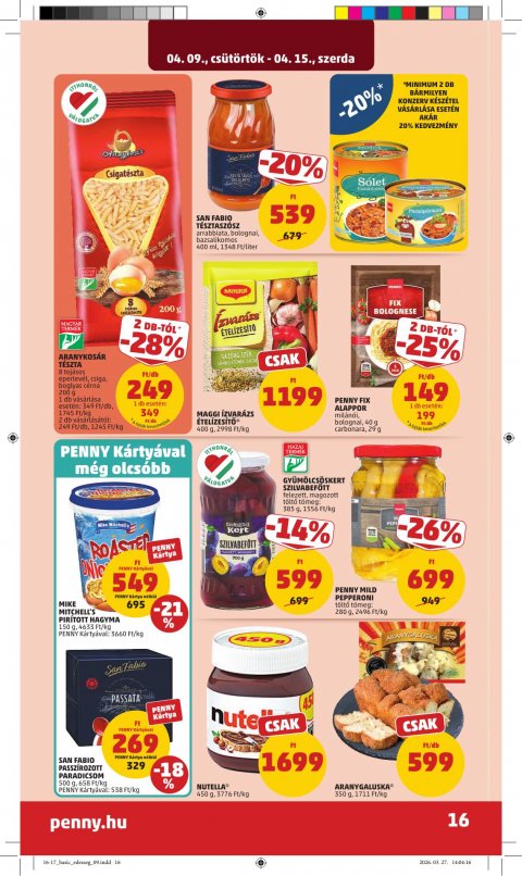 PENNY akciós újság