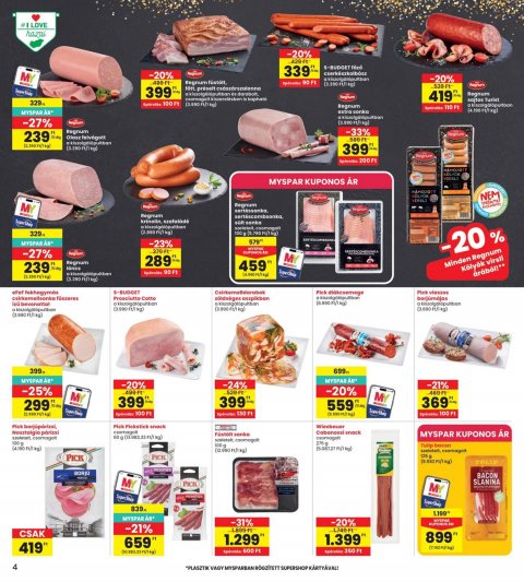 INTERSPAR akciós újság