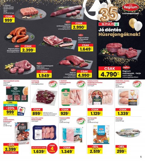 INTERSPAR akciós újság