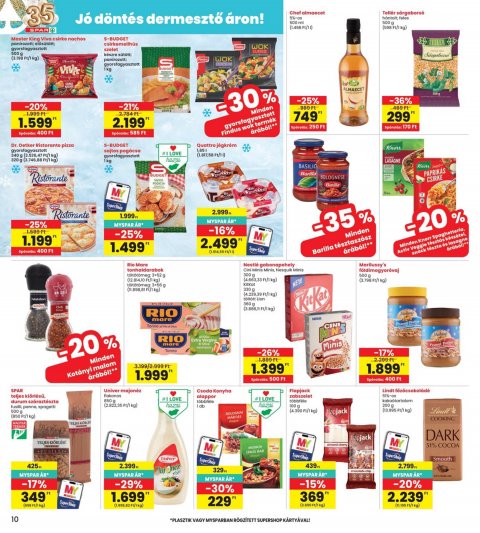 INTERSPAR akciós újság