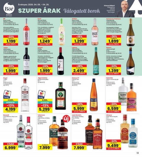 INTERSPAR akciós újság