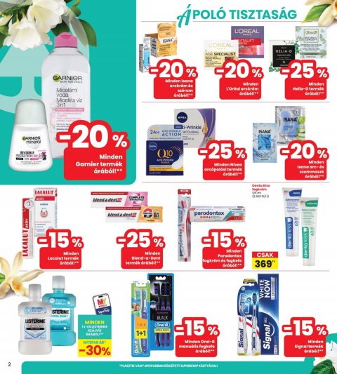 INTERSPAR Szépség akciós újság