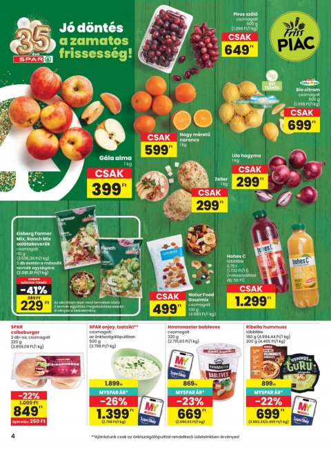 SPAR akciós újság