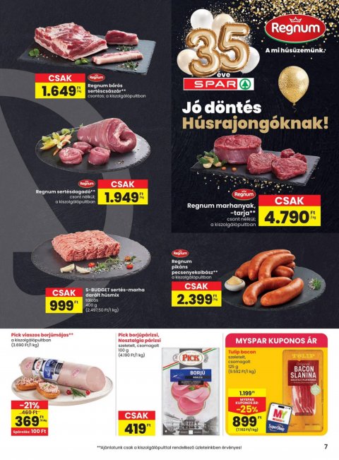 SPAR akciós újság