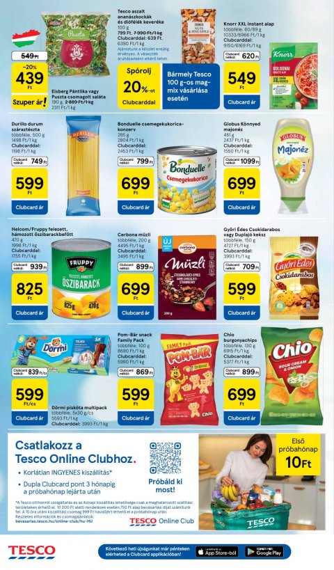 TESCO Hipermarket akciós újság
