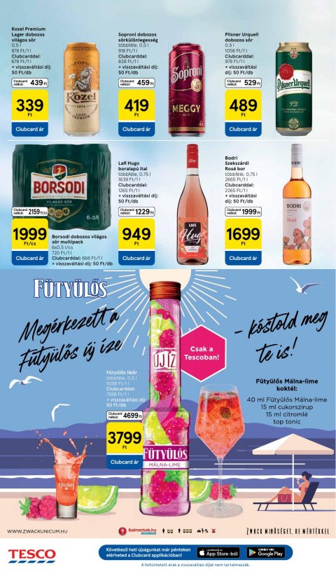 TESCO Hipermarket akciós újság