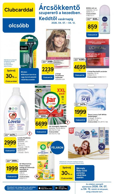 TESCO Hipermarket akciós újság