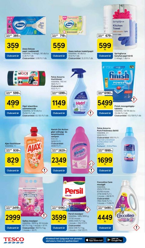 TESCO Hipermarket akciós újság