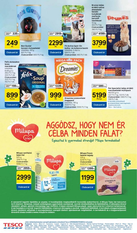 TESCO Hipermarket akciós újság