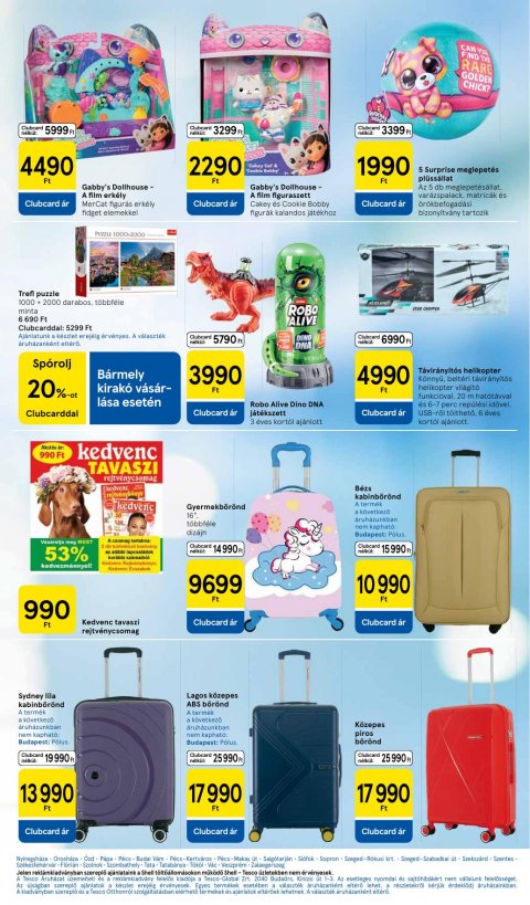 TESCO Hipermarket akciós újság