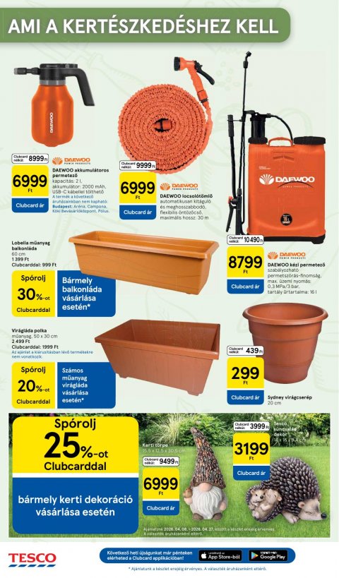 TESCO Hipermarket akciós újság