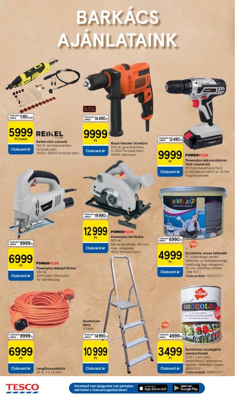 TESCO Hipermarket akciós újság