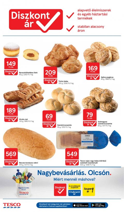 TESCO Szupermarket akciós újság