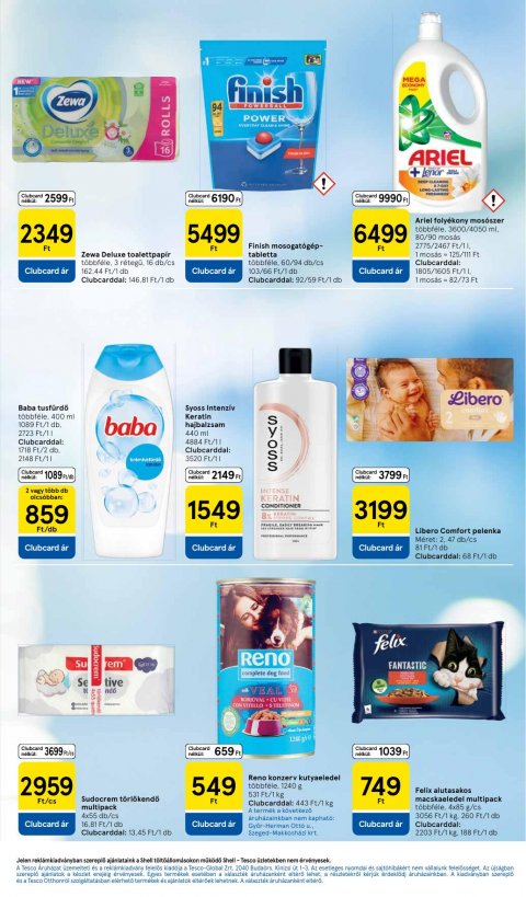 TESCO Szupermarket akciós újság