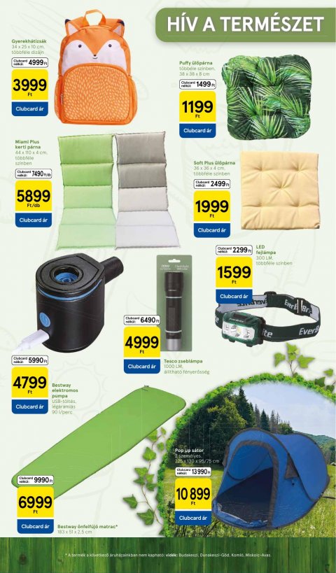 TESCO Kert akciós újság