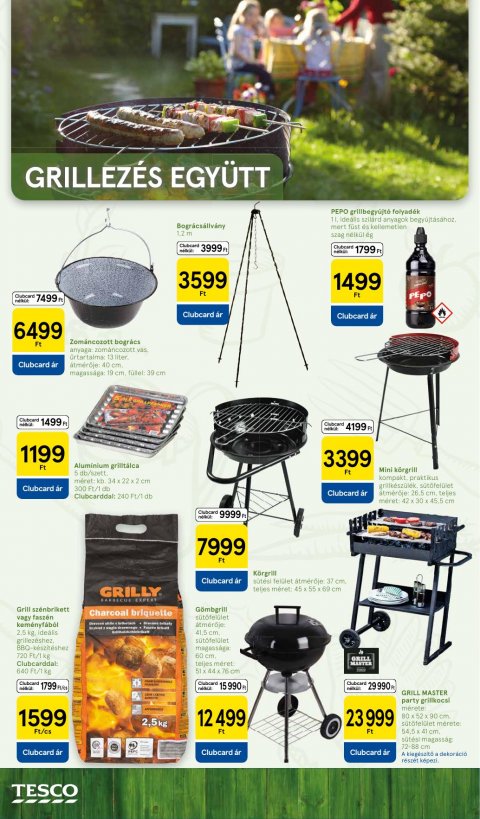 TESCO Kert akciós újság