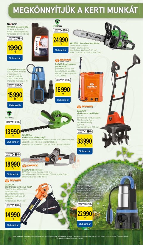 TESCO Kert akciós újság