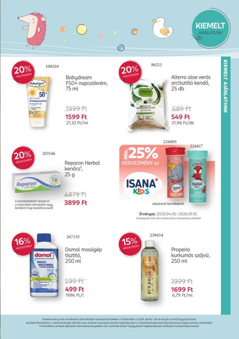 ROSSMANNÓ akciós újság